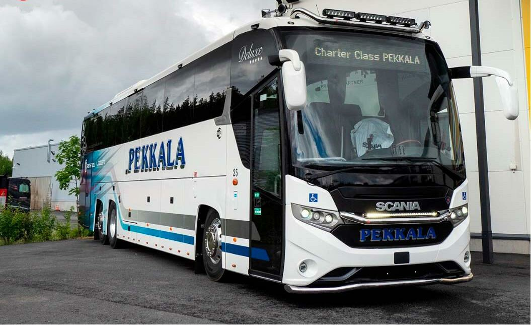 Frontljusramp för Scania Interlink Bus