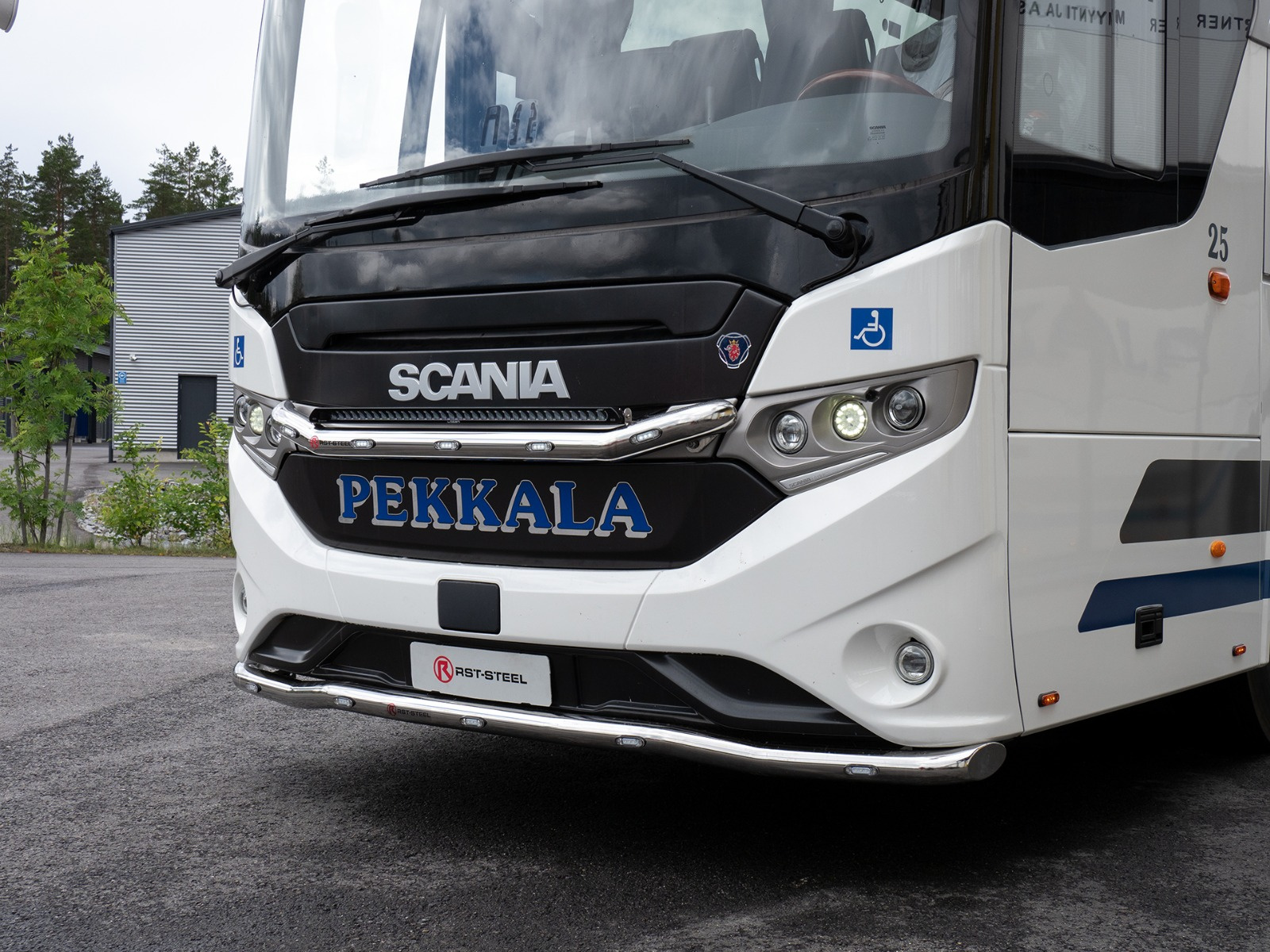 Frontbøyle for Scania Interlink-buss