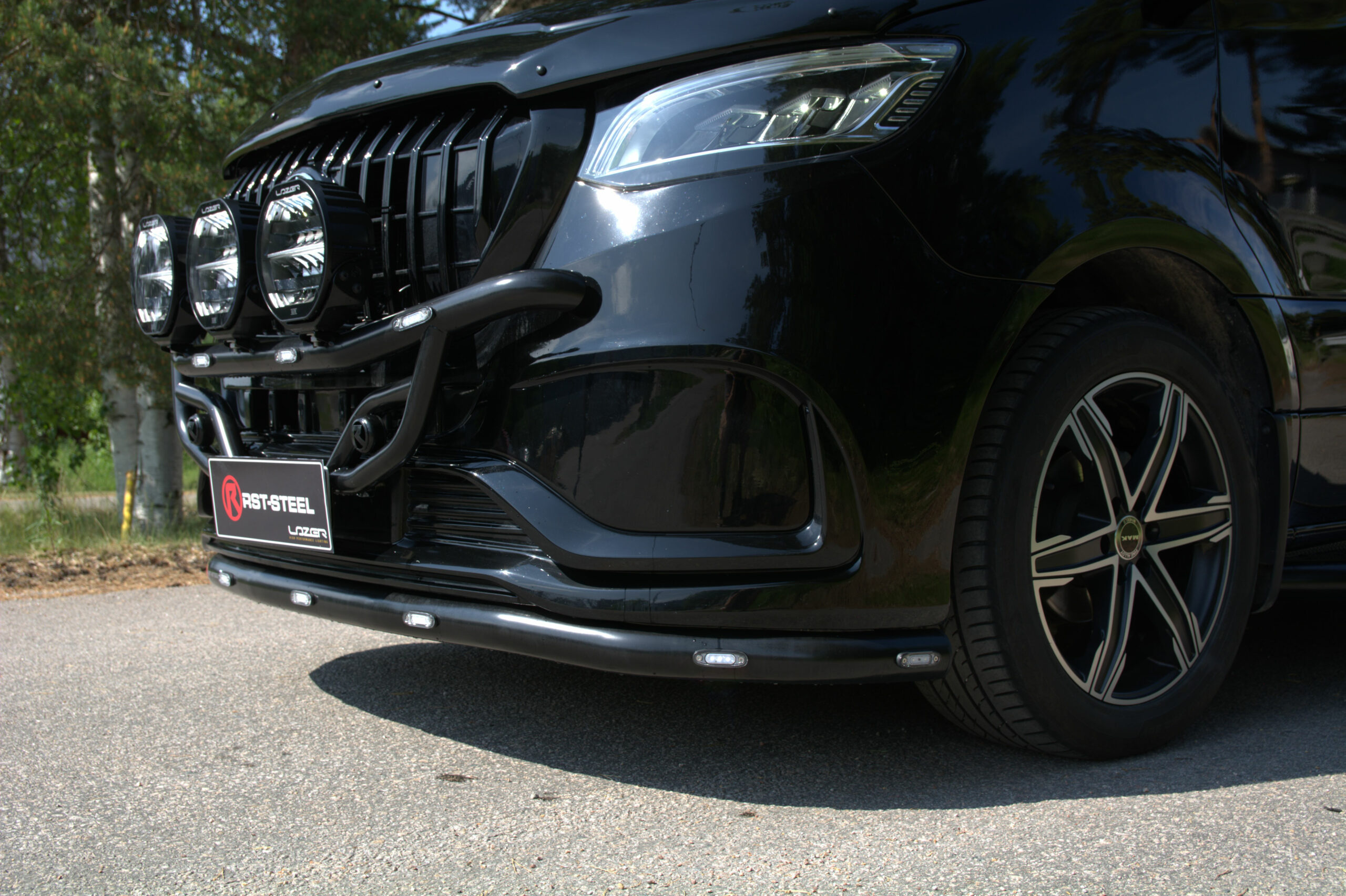 Front Spoiler Bar MB Sprinter 2018- AMG Bumper