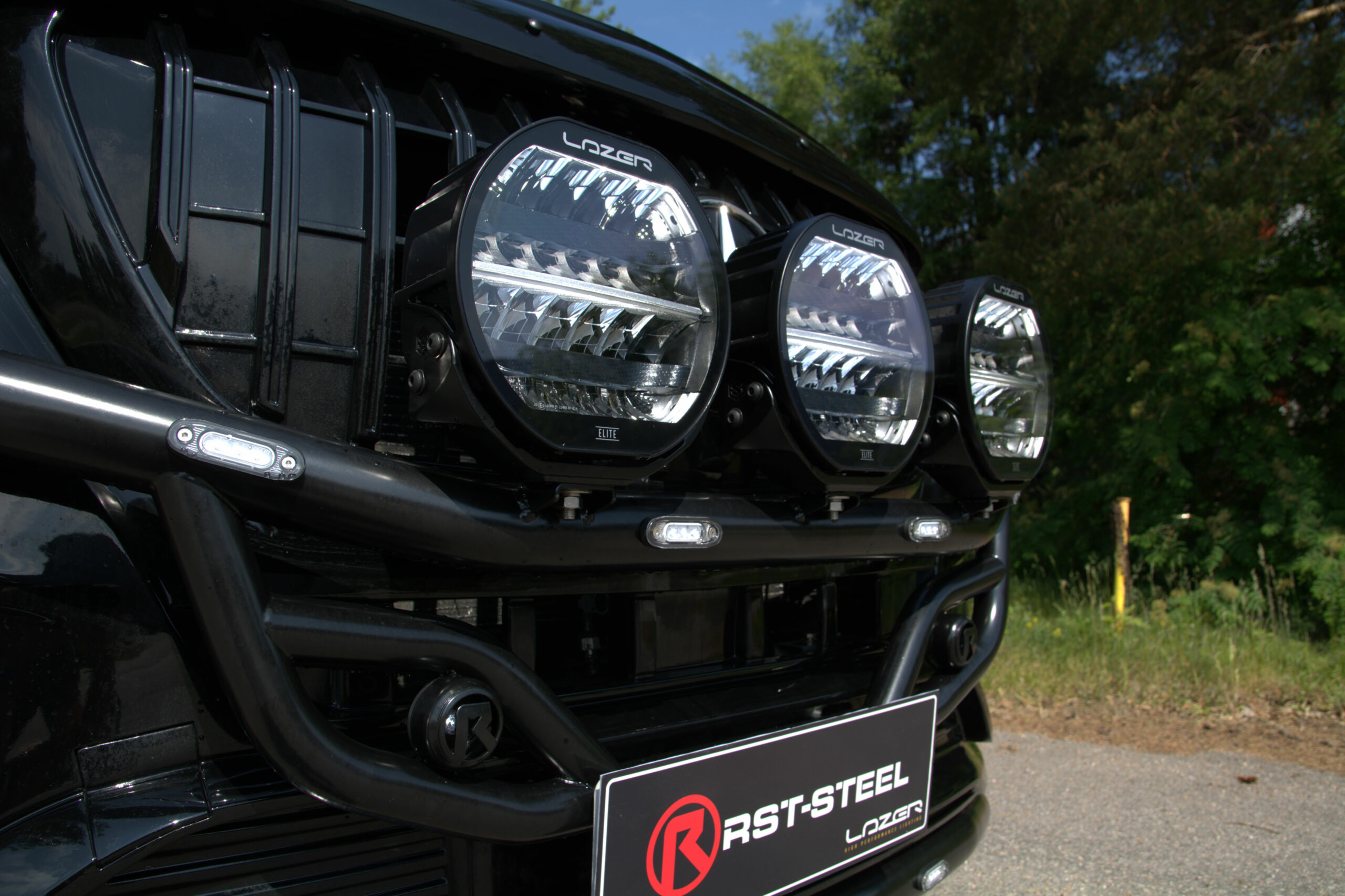 Front Bar With Two Pipes MB Sprinter, AMG Bumper