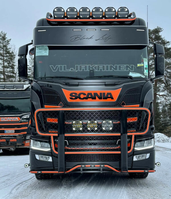 3-Part Front Spoiler Bar with A-curve Scania NextGen 2017- Small front bumper - Image 2