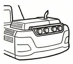 Bakre rör för grävmaskiner