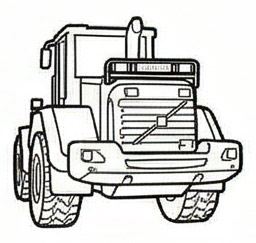 Bakre rör för hjullastare