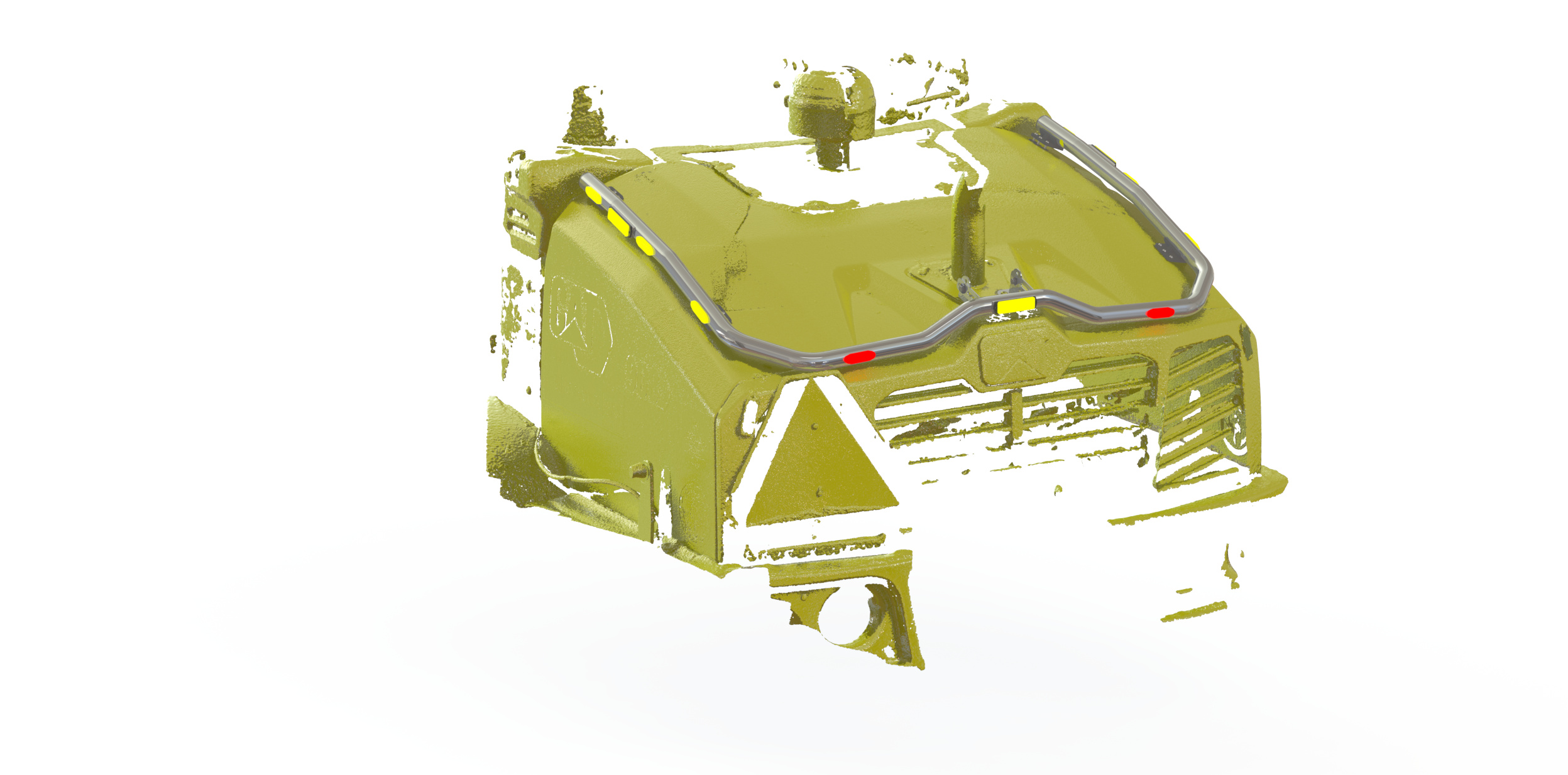 Rear Bar CAT 906–908 2022– Mounted on Engine Hood