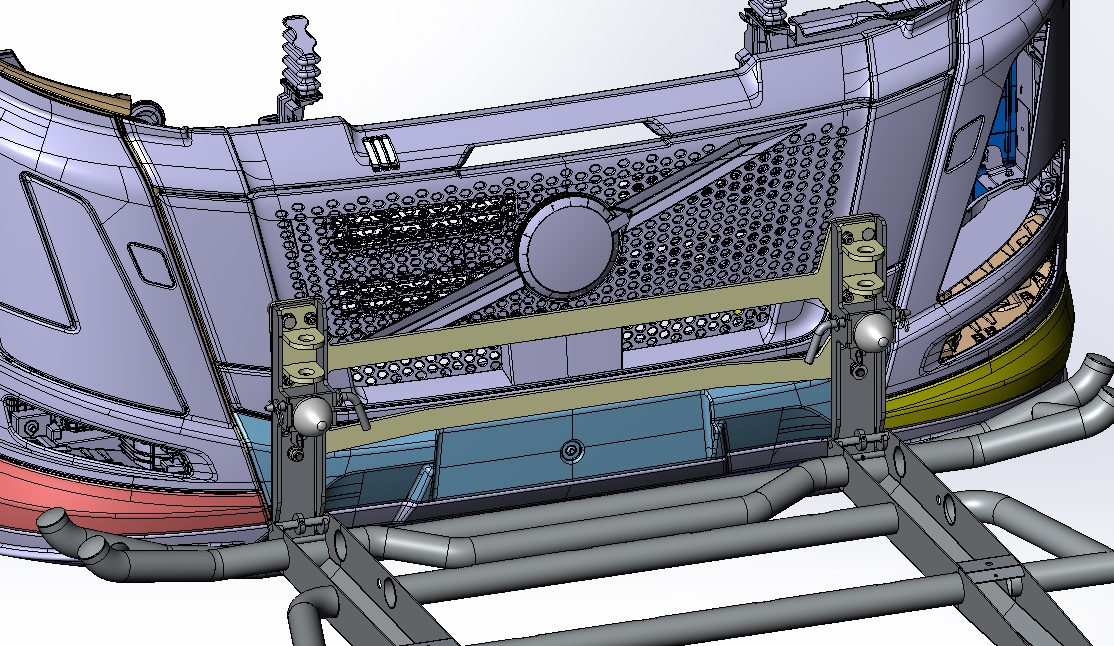 Bullbar Freeway V57 Volvo FH Aero (LegalPro) - Bild 2