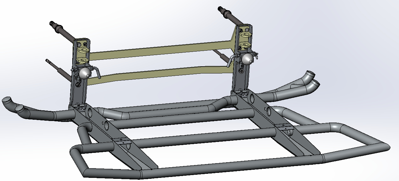 Towing loops for Volvo Aero bull bar