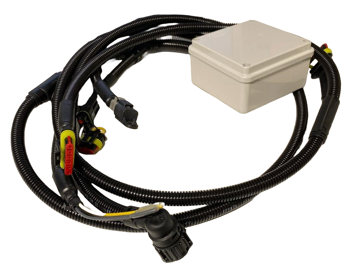 Kuvassa Bull bar wiring kit 2x6pin Superseal