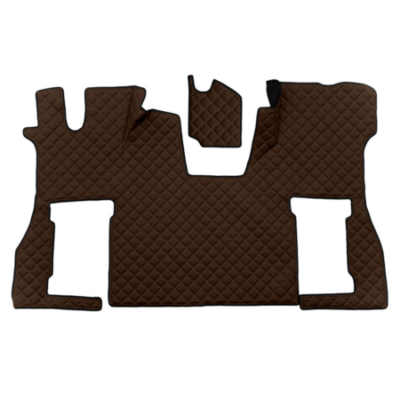Leather Floor Mat Scania NextGen S-Series 2017- Automatic transmission / flat floor / Suspension passenger seat