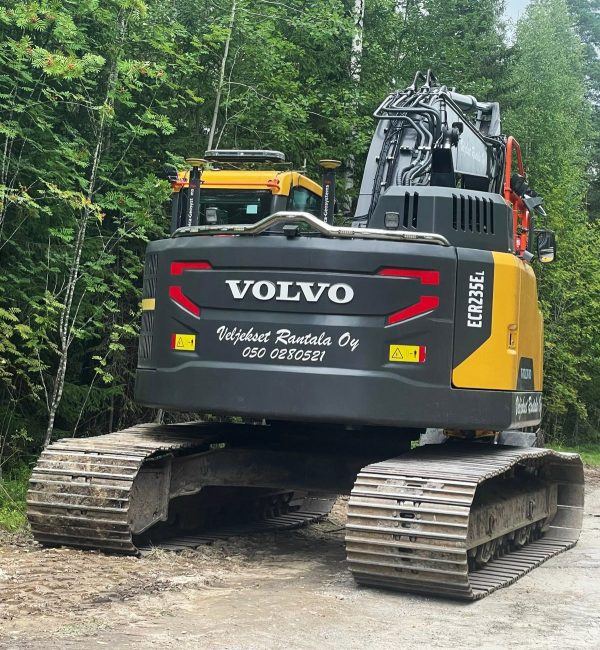 Rear Counter Rear Bar / Counter Weight Bar Volvo ECR235EL 2016- RST-Steel
