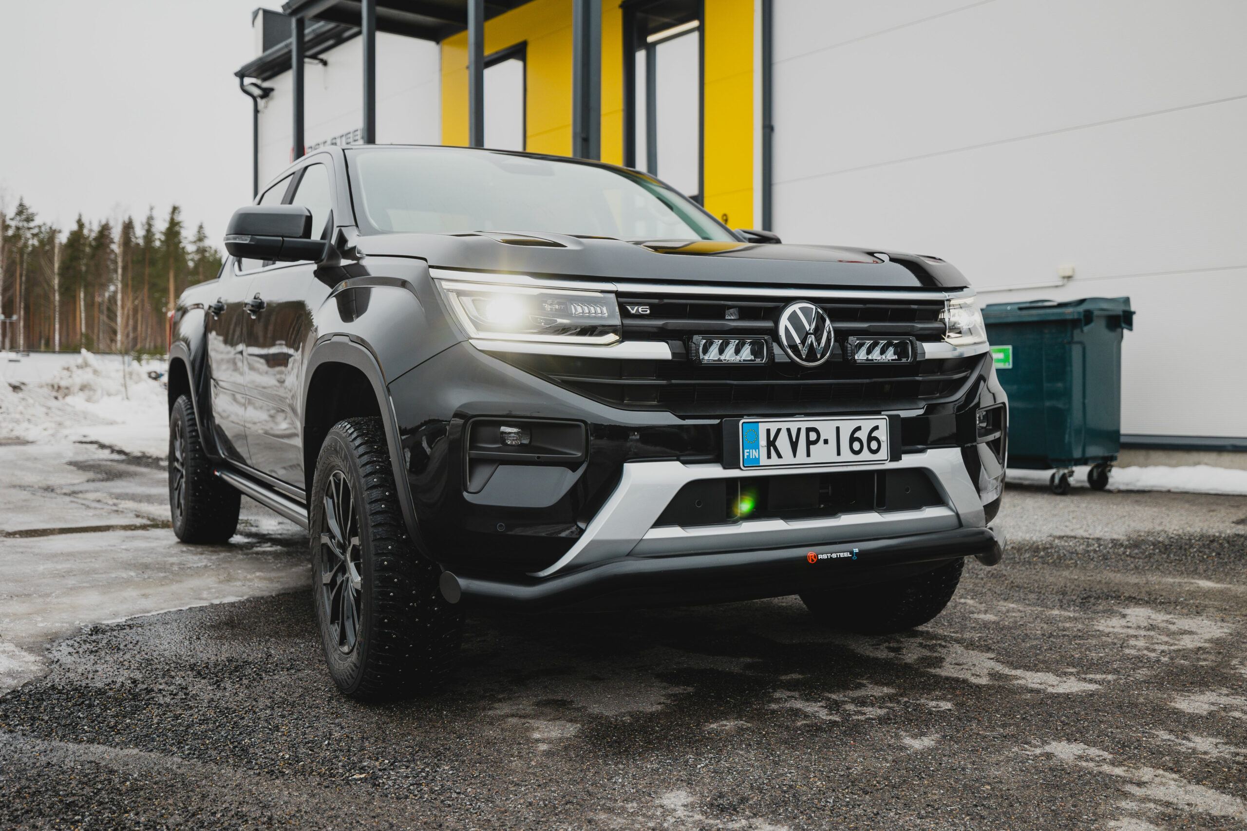 Frontrør for pickup-lastebiler