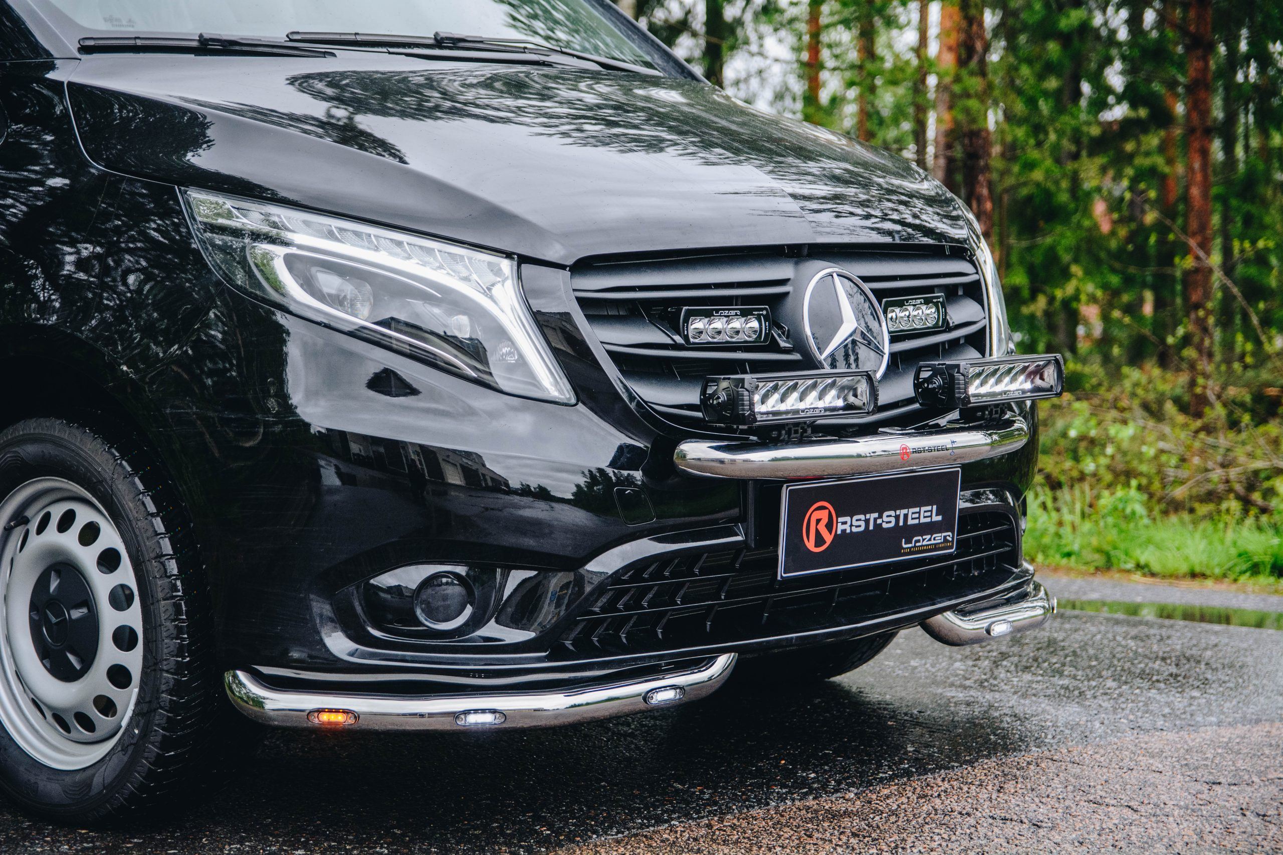 Frontrør for varebiler