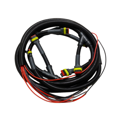 Roof Bar Wiring Harness - 6x Lazer with parking lights (3-pin Universal)