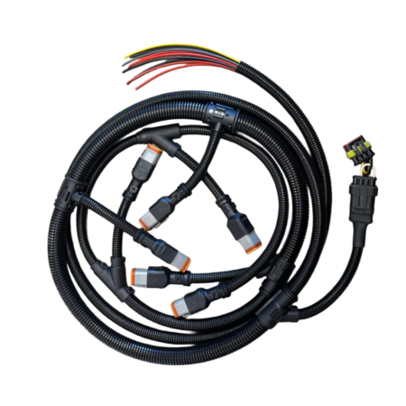 Auxiliary Light Wiring Harness, Universal – 6-Pin DT, 6x OZZ