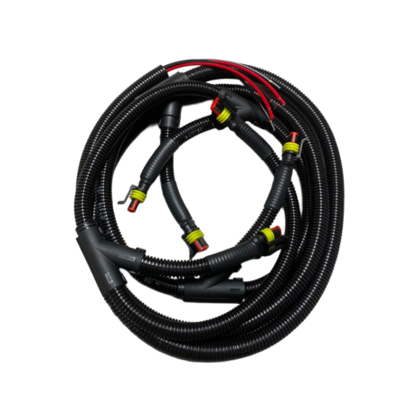 Roof Bar Wiring Harness - 5x Lazer with parking lights (3-pin Universal)