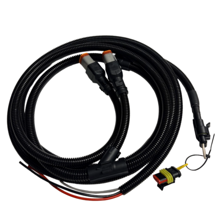 Roof bar wiring kit for 2x OZZ XB1 P20" with parking light (universal)