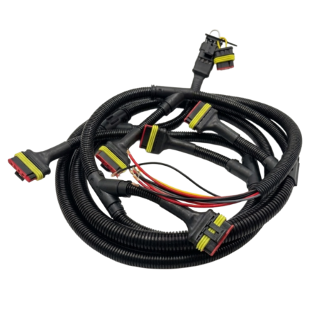 Roof Bar Wiring Harness - 5x Lazer with Beacon (6-pin Universal)