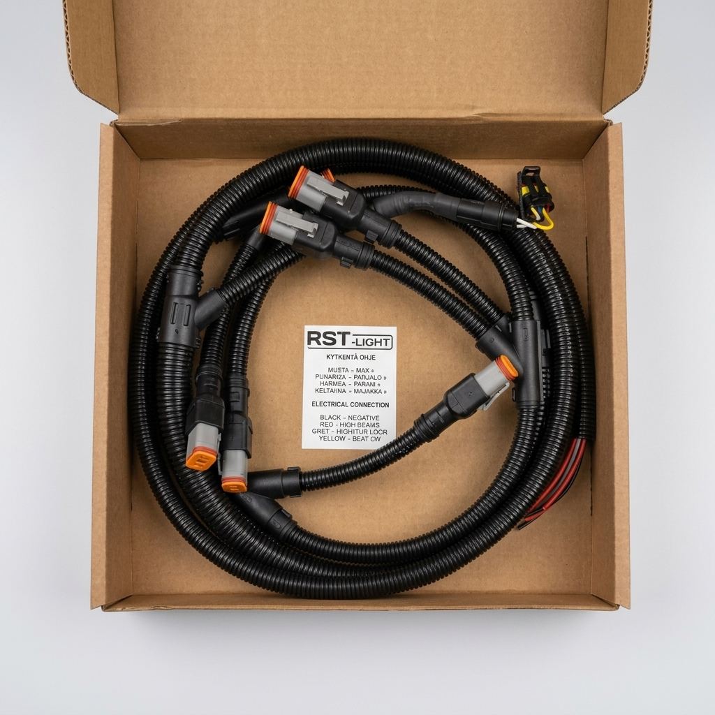 Roof bar Wiring Harness 5x4-PIN DT (OZZ / 2600 mm)